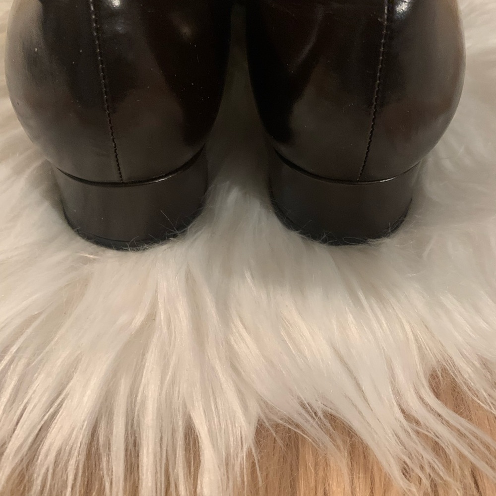 GIANNETTI BROWN LEATHER LOAFERS. - Picture 2 of 6